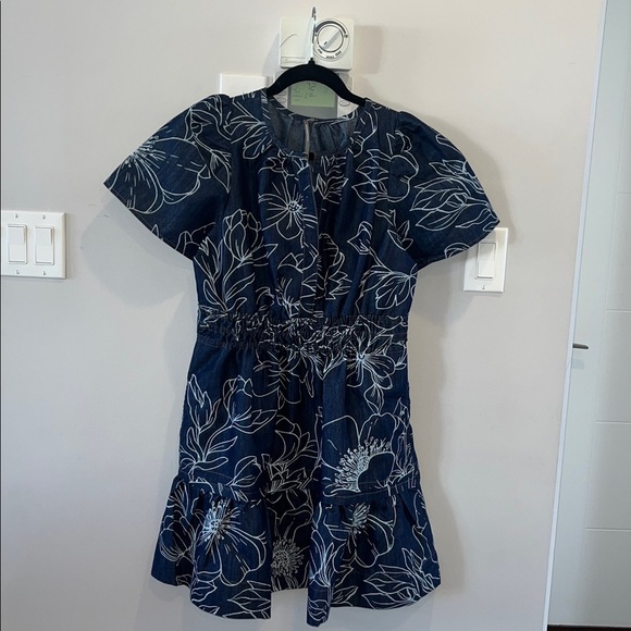 Anthropologie The Somerset Denim Mini Dress NWT - Picture 5 of 8